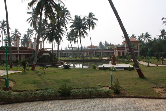 Der Park in Puri.