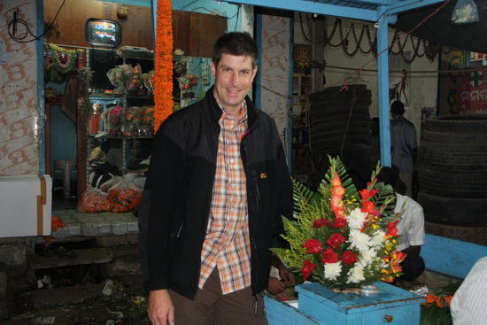 Unser Hochzeitsgeschenk - noch vor der Fahrt aum Festgelände.