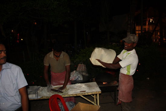 Chapati wird vorweg nachgeliefert.