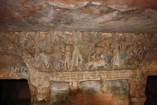 Uralte, filigrane Steinmetzarbeiten.