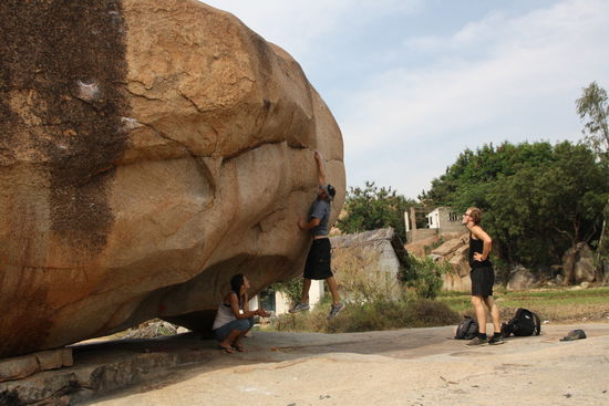 Der berühmte Baba-Boulder.