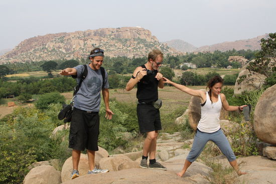 Ross, Adam und Quinn.