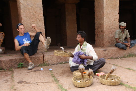 ... wartet er auf mutige Zuschauer (Giorgio).