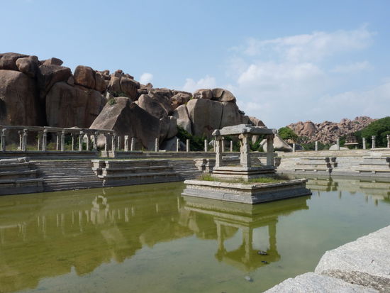 Ein kleiner Teil des Vittala Tempels.