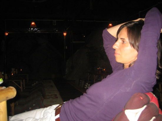 und nach dem essen entspannen...