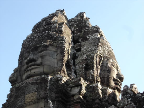 den Tempel "Bayon" zieren ueber 200 Gesichter