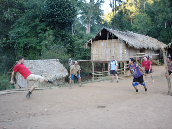 Thailaendische Version von Fussball