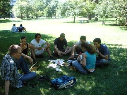 kleines Picknick im Lincon Park