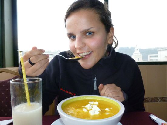 Andrea's neues Lieblingsessen - Locro de Papa.
