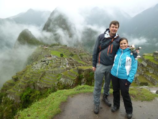 Für kurze Zeit lichtet sich der Nebel und wir bekommen doch noch unser Foto
