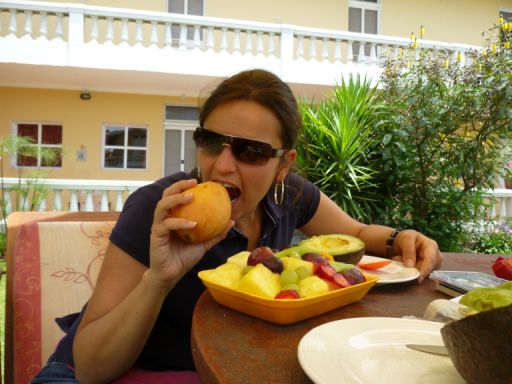 Früchtefest im Garten des Casa de Avila - Mangos gab es danach in der Stadt nicht mehr zu kaufen