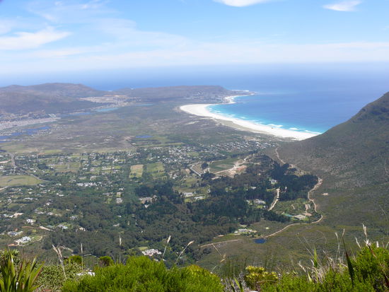 Blick auf den Strand von Nordhoek