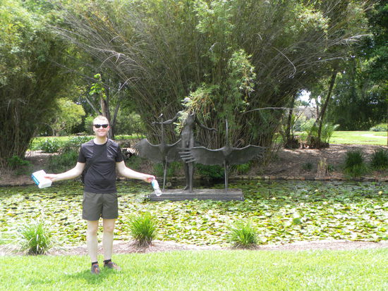 im Botanischen Garten von Brisbane