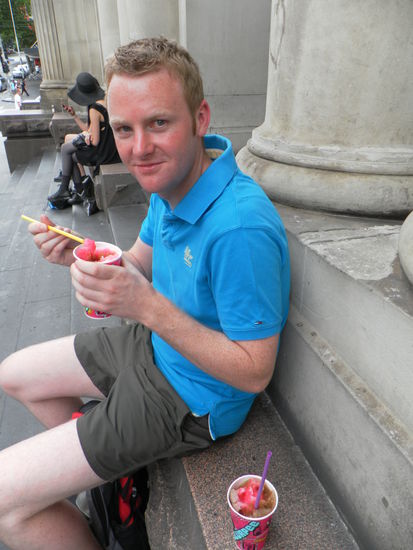 Eis geht immer - hilft aber auch nur für 5 Minuten