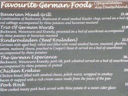 also wir nehmen "The German Experience"