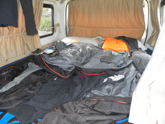 Mal ein Blick in das "Schlafzimmer"