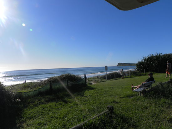 Heckklappe auf - und schon nach dem Aufstehen diese Aussicht zum Frühstück genießen...