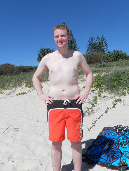 ...nur an der echt australischen Hautfarbe müssen wir noch arbeiten