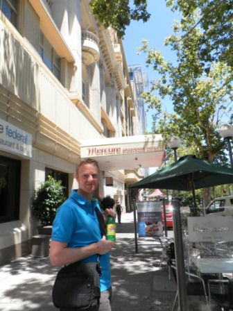vor unserem Hotel