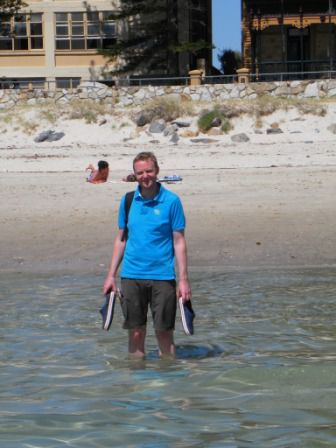 "Ein bisschen komme ich mit ins Wasser...