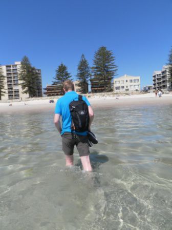 ...schnell zurück zum Strand!"