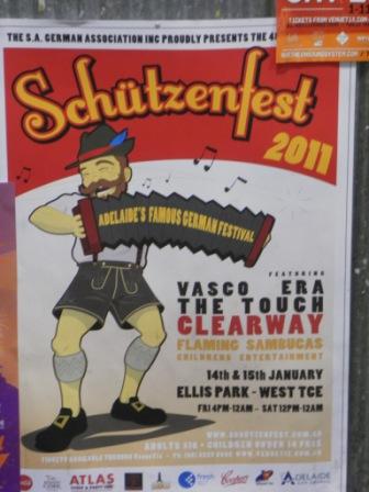 sogar Schützenfest wird hier in Adelaide gefeiert