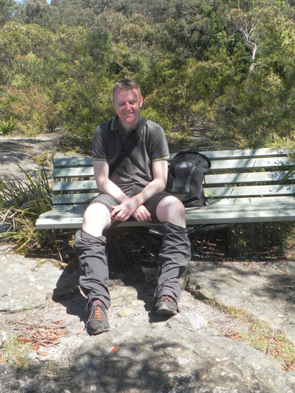 langsam wirds warm - wir zippen besser mal die Beine - äh, die Hosenbeine ab