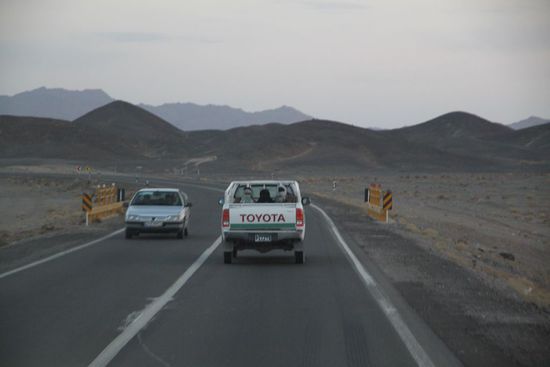 unsere erste Eskorte, es sollte leider nicht die letzte bleiben.