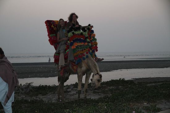 Kamelreiten am Strand