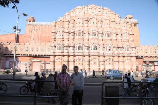 Angekommen am Palast der Winde