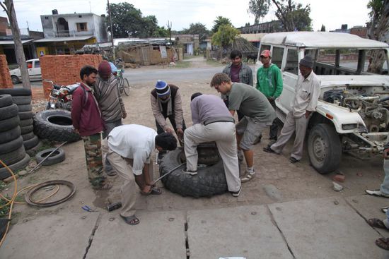 Inder bei der Arbeit