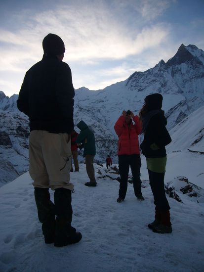 Warten auf den Sonnenaufgang