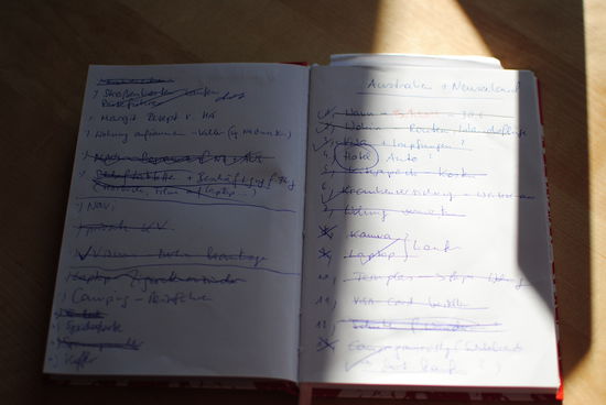 Checkliste - alles erledigt!