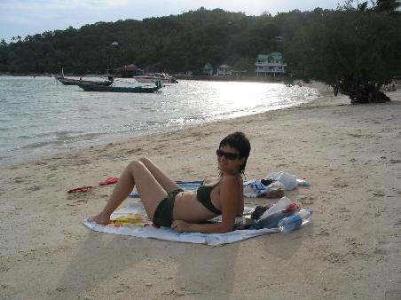 On the beach