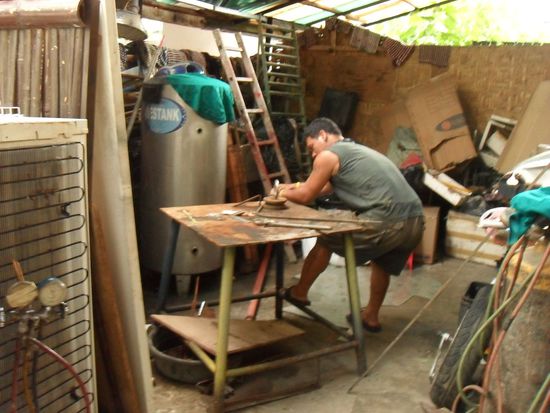 Hier werden keine Bananen gebogen, sonder...