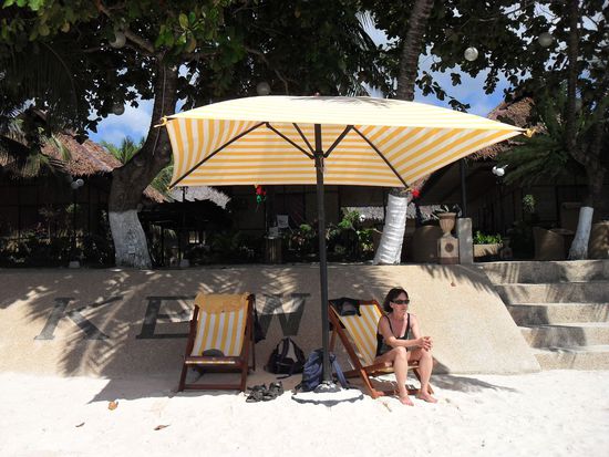 Mit etwas Schatten deutlich erträglicher