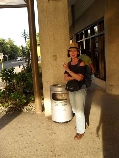 Kurz vor dem Abschied