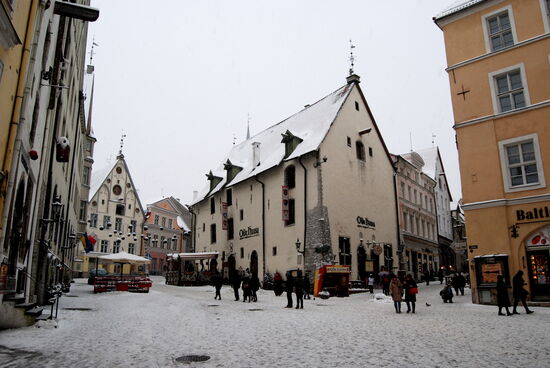 am Alten Markt, Vana turg, erreichten wir das Restaurang Olde Hansa, Alter Hanse