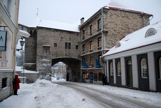 dann erreichten wir das nördliche Tor "Große Strandpforte"