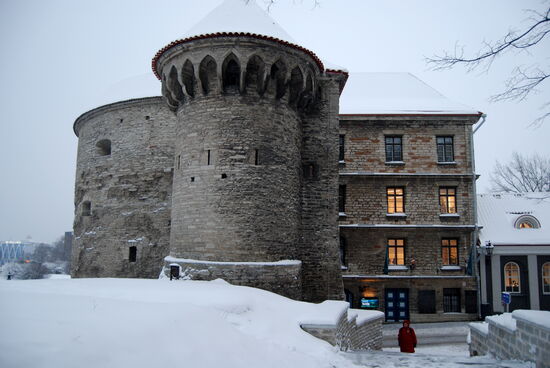 Seitenansicht vom Wall aus