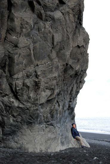 am Strand von Kap Dyrhólaey