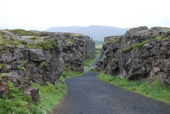 Almannagjá - die Allmännerschlucht