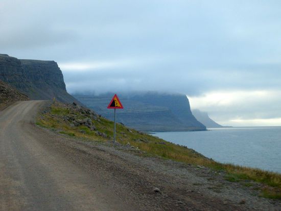 Straße 612 Richtung Látrabjarg