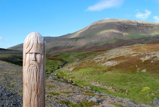 Saga-Parkplatz in der Gemlufallsheiði