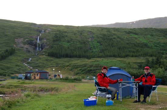 Campingplatz vor Ísafjörður
