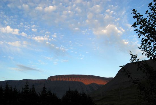 Abendstimmung am Campingplatz