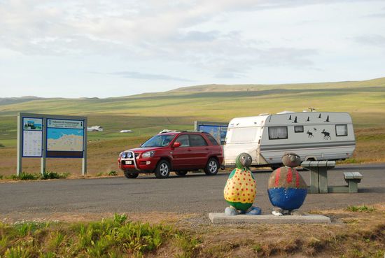 Abzweig von der Ringstraße nach Hvammstangi