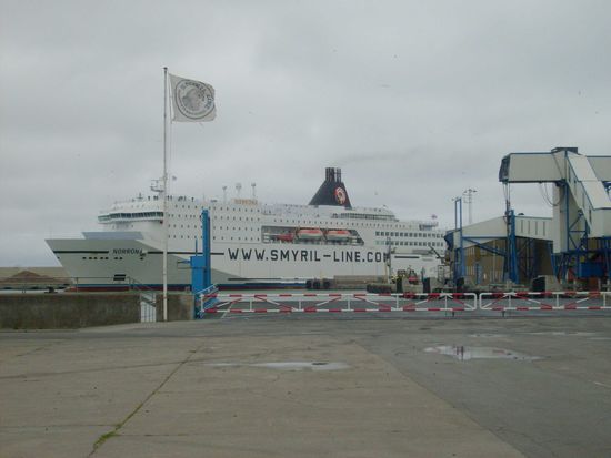 "Norröna" in Hanstholm