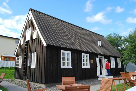 Laxdalshús, das älteste Haus in Akureyri