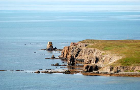 und die Küste Richtung Norden